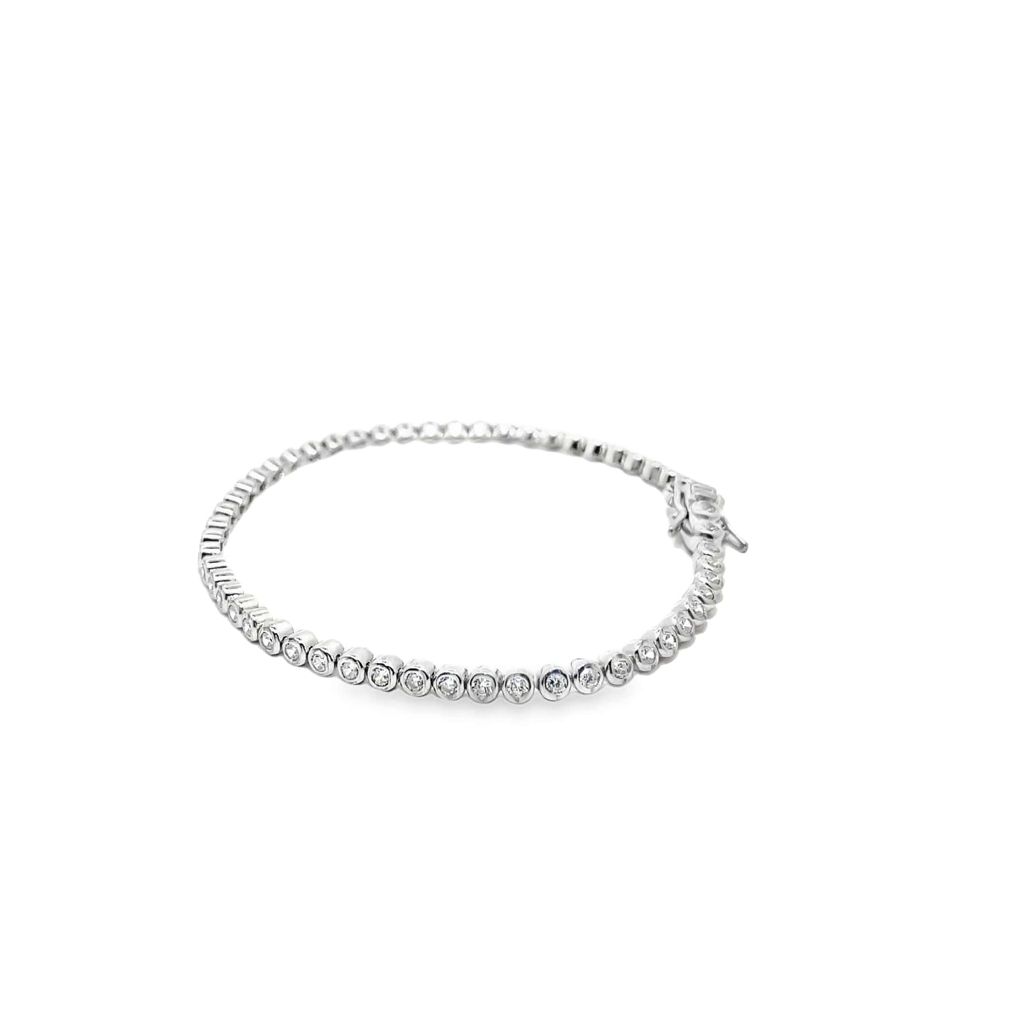 CLASSIC TENNIS SILVER BRACELET