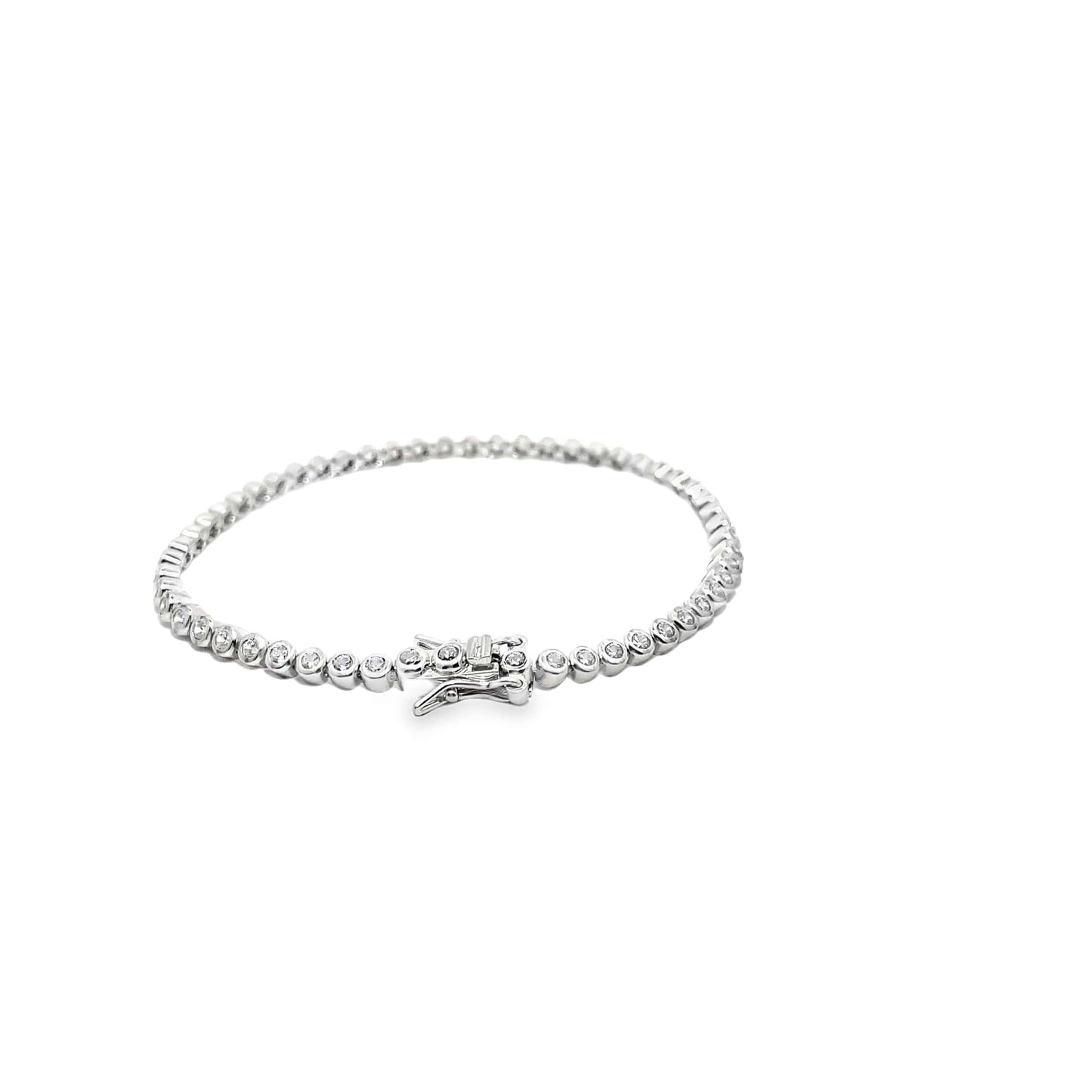 CLASSIC TENNIS SILVER BRACELET