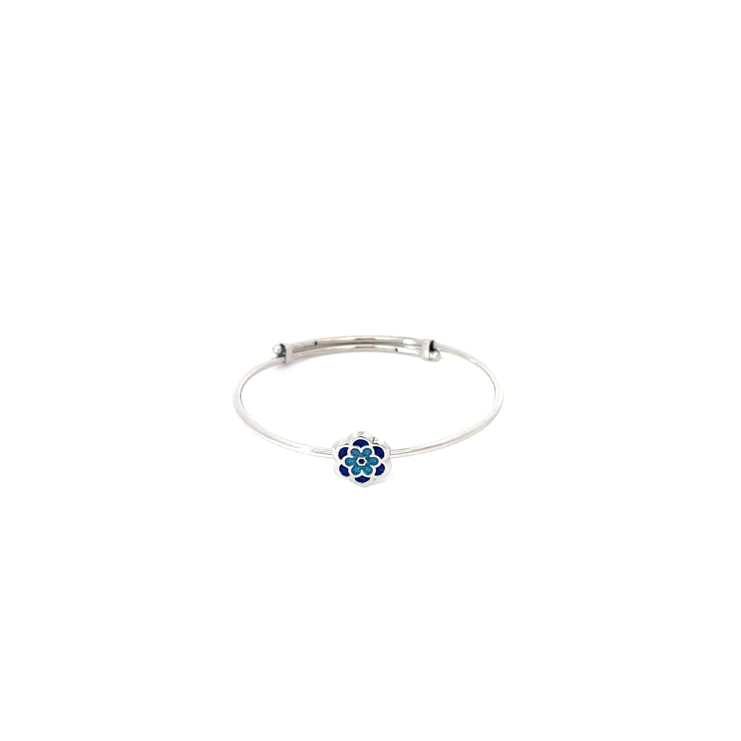 BLUE BLOOM SILVER KIDS KADA