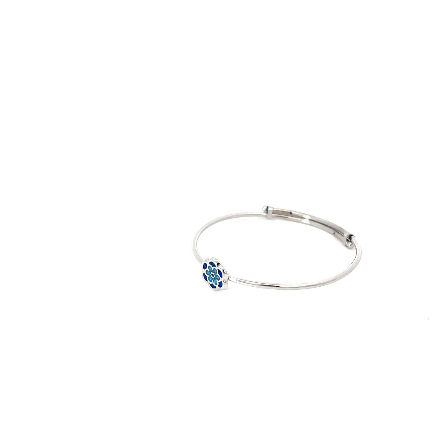 BLUE BLOOM SILVER KIDS KADA