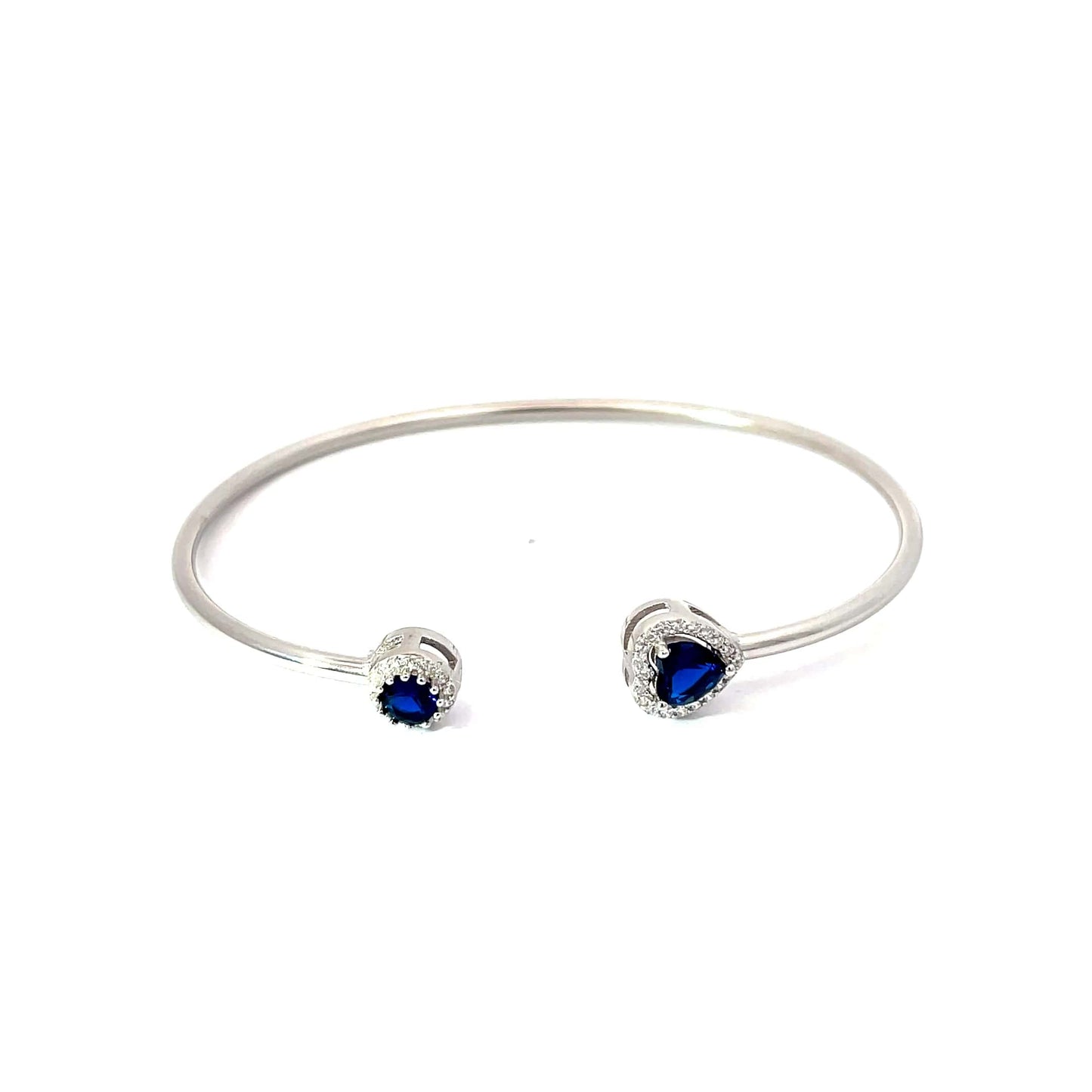 SILVER IMPERIAL BLUE CUFF