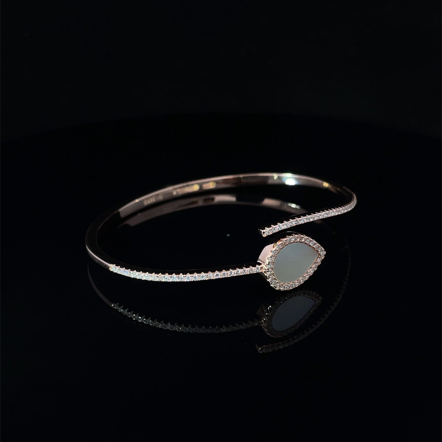 SILVER PEARL DEW BRACELET