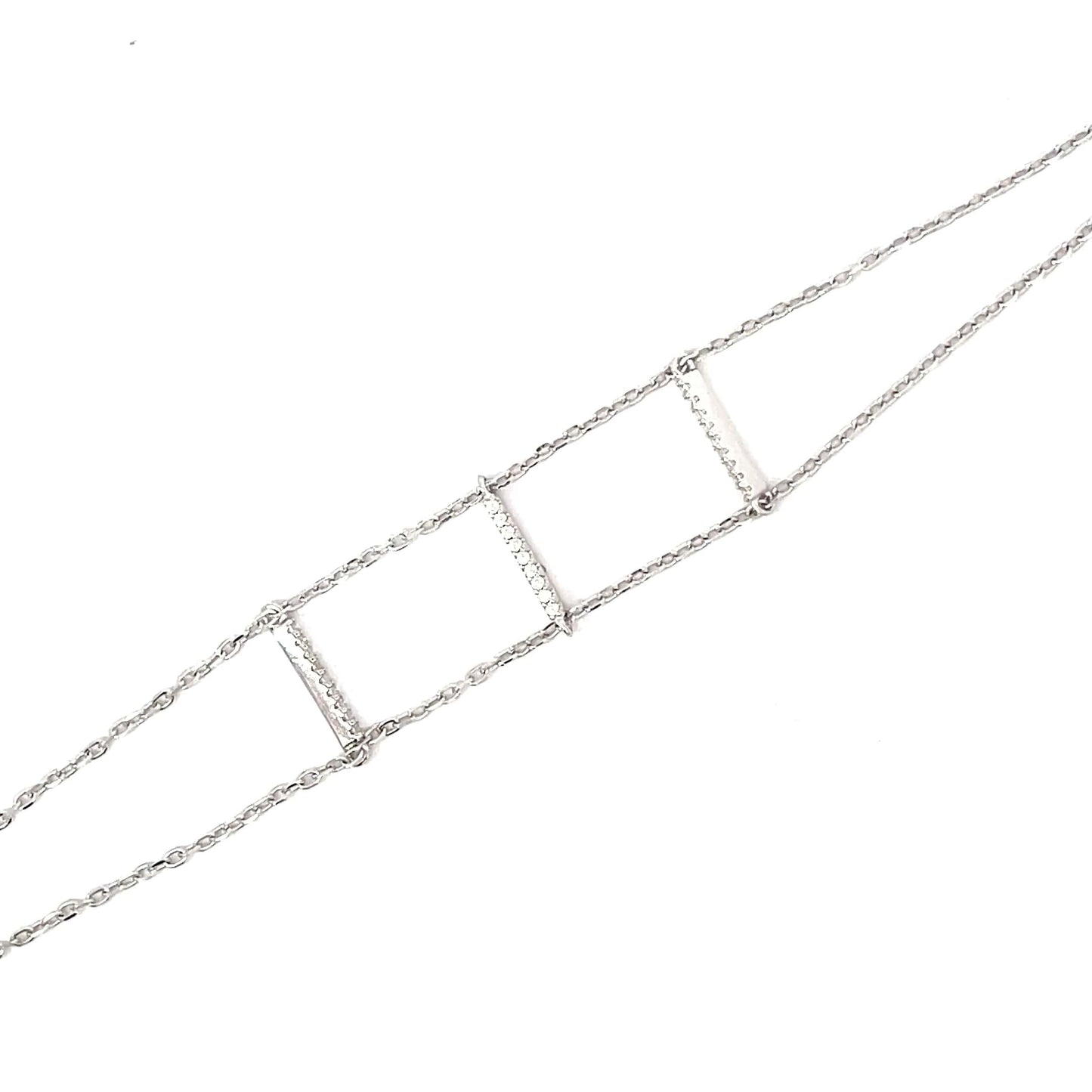 SILVER LINEAR BRACELET