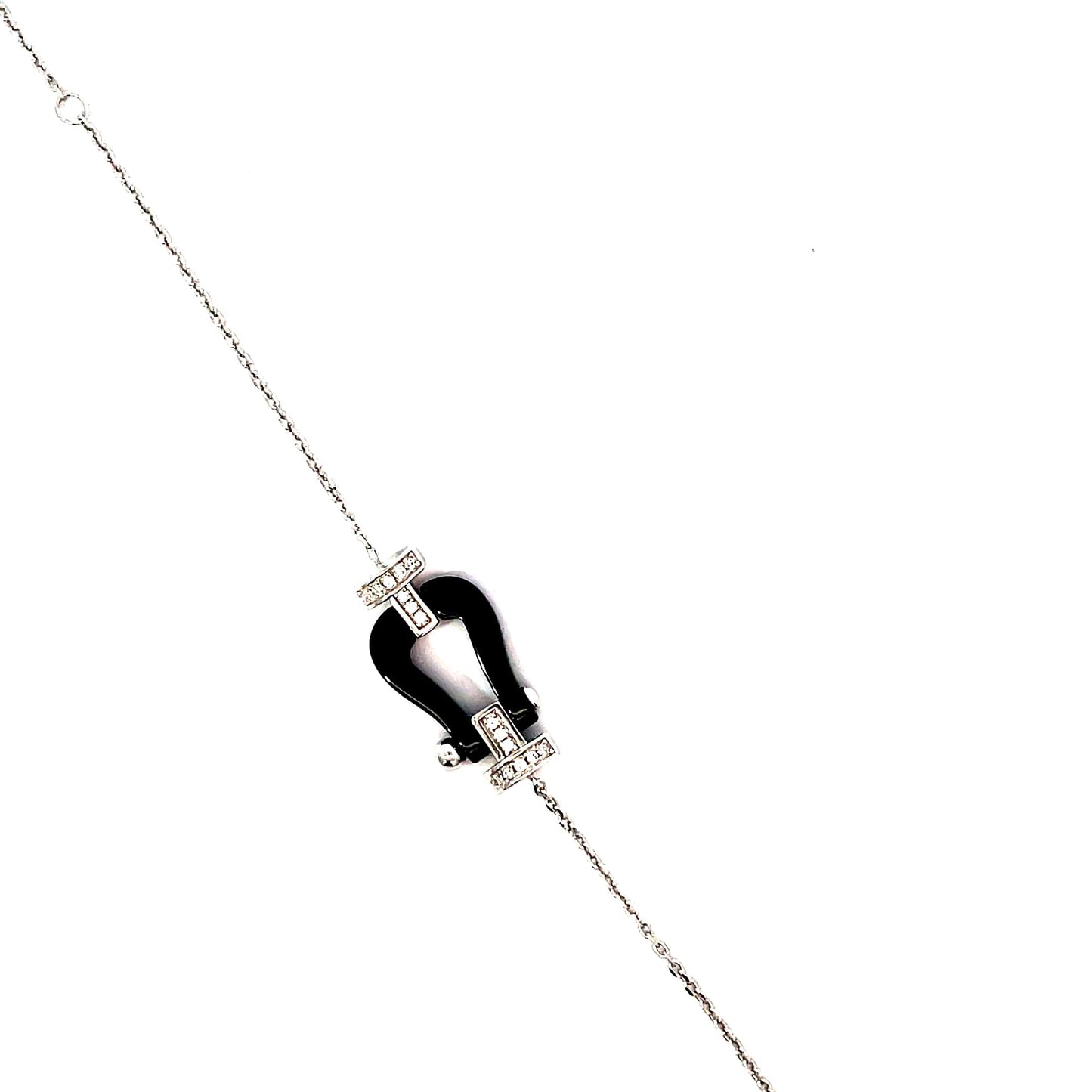 SILVER NOIR ELEGANCE BRACELET