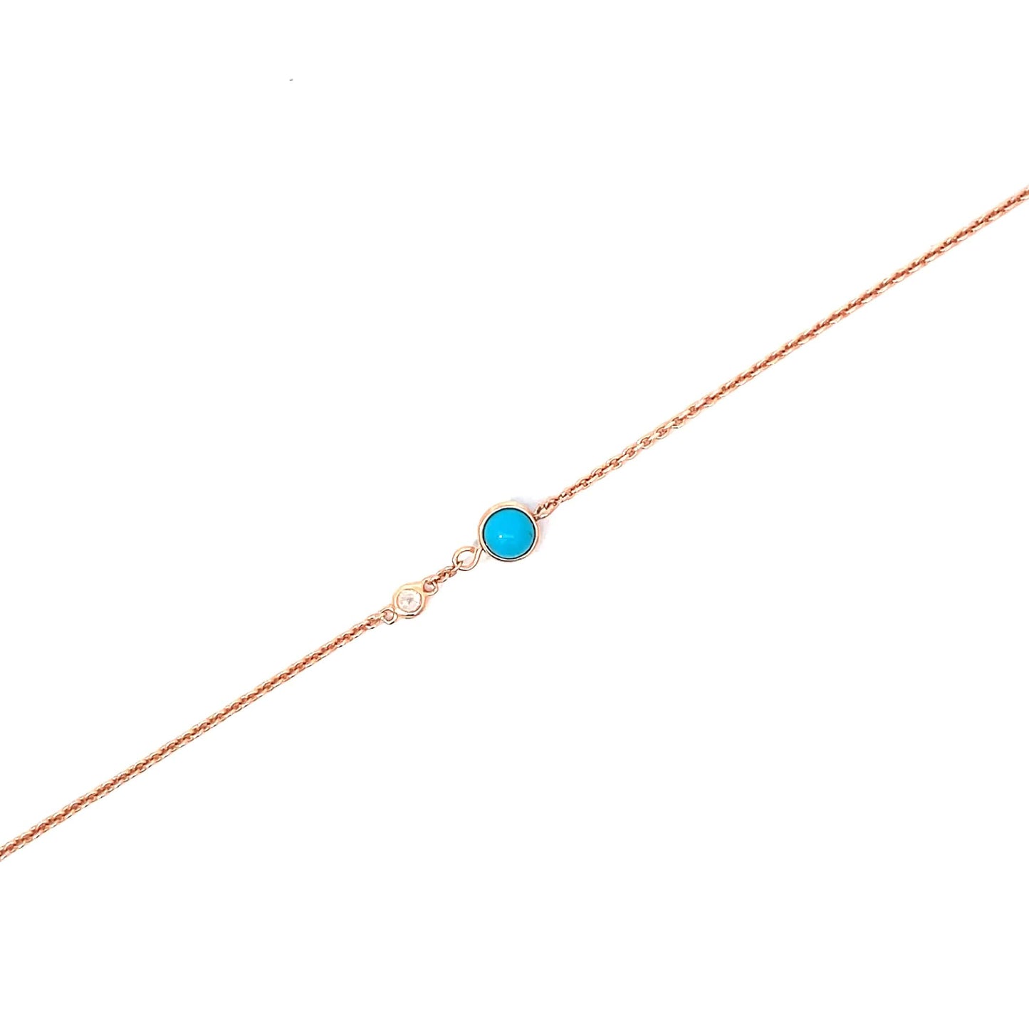 SILVER TURQUOISE GAZE BRACELET