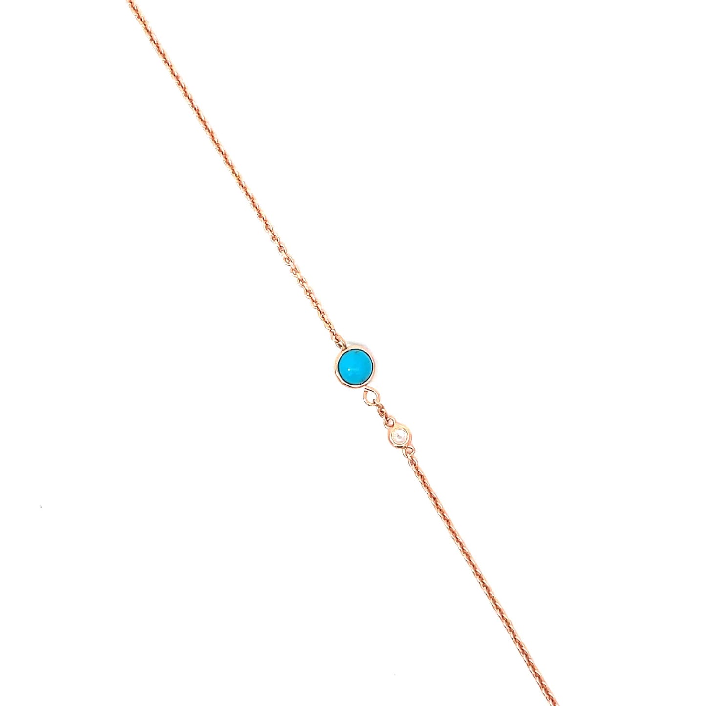 SILVER TURQUOISE GAZE BRACELET