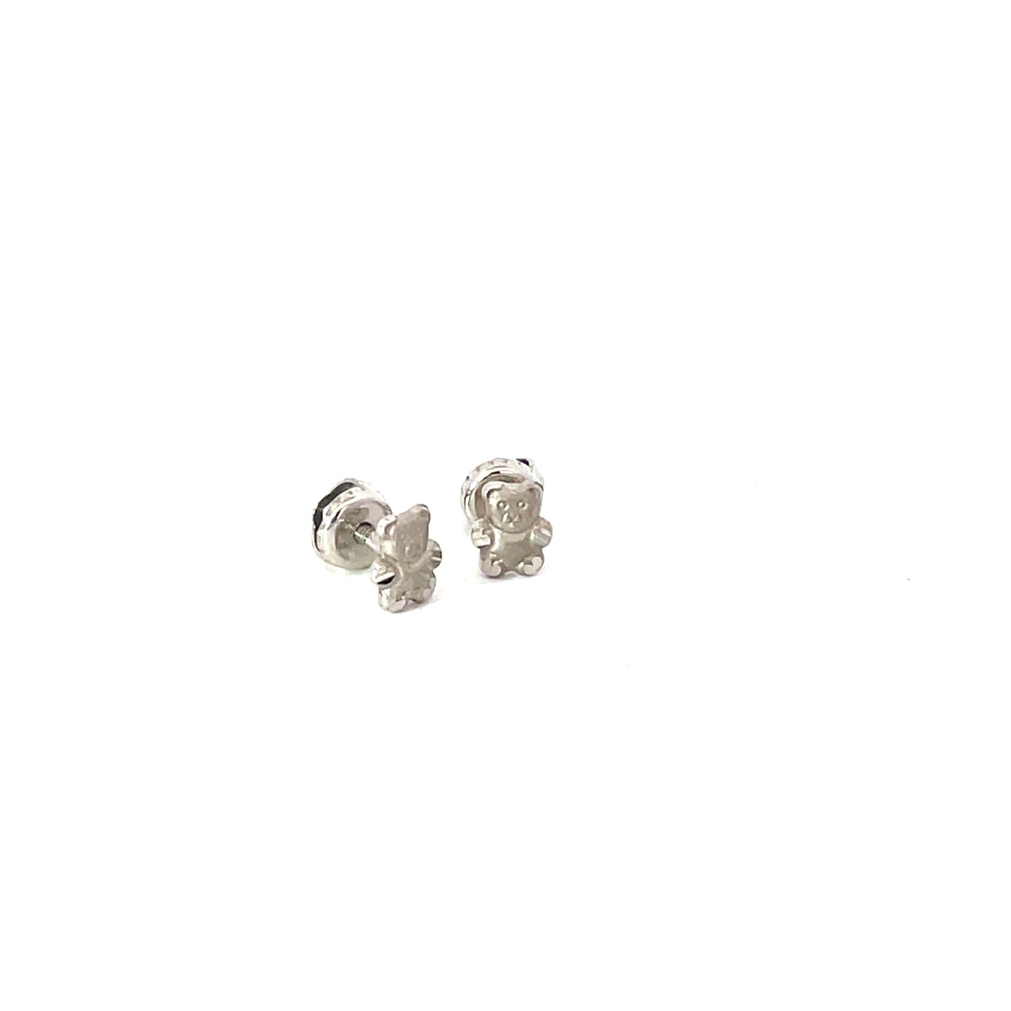 TEDDY BEAR SILVER STUDS