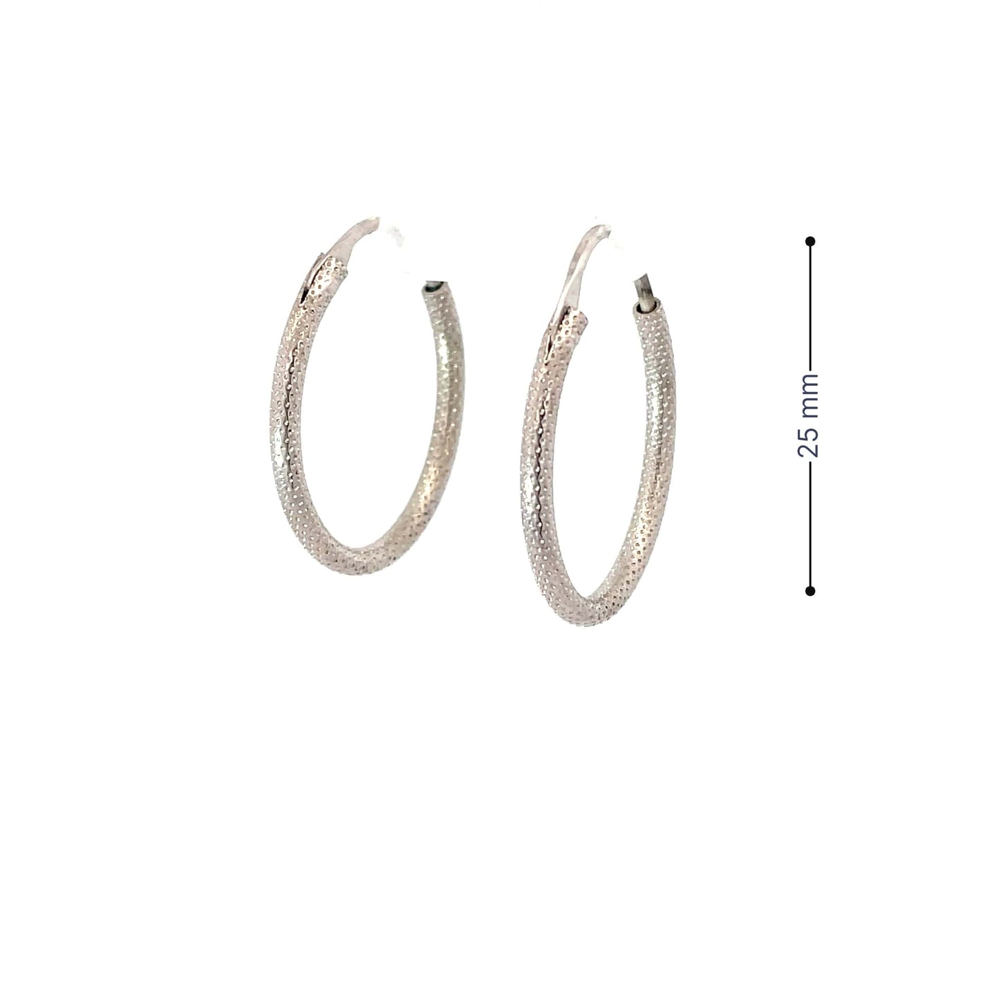 BOLD CLASSIC SILVER HOOPS