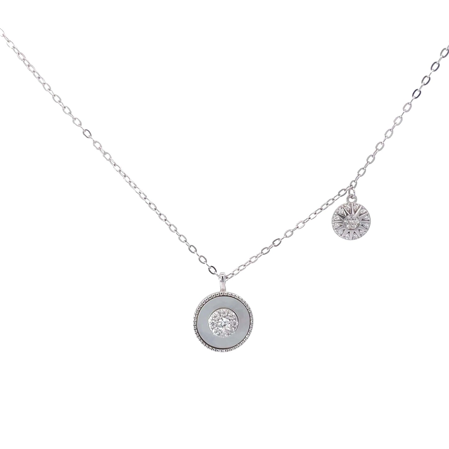 CELESTIAL MEDALLION SILVER PENDANT