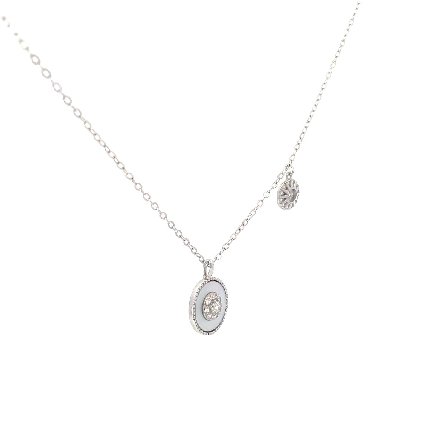 CELESTIAL MEDALLION SILVER PENDANT