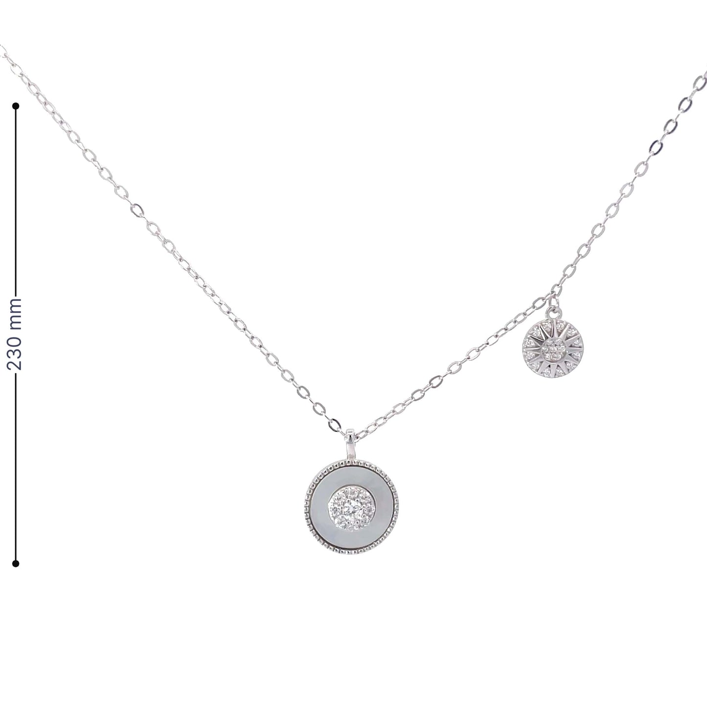 CELESTIAL MEDALLION SILVER PENDANT