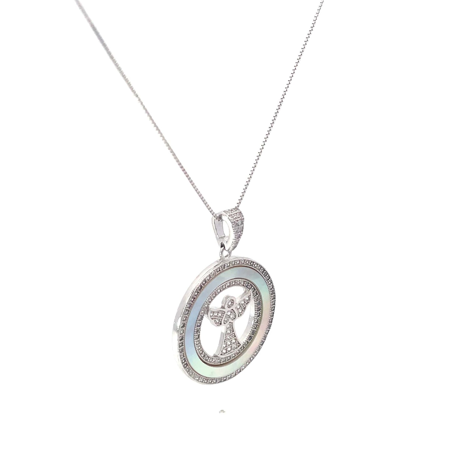 GUARDIAN ANGEL SILVER PENDANT