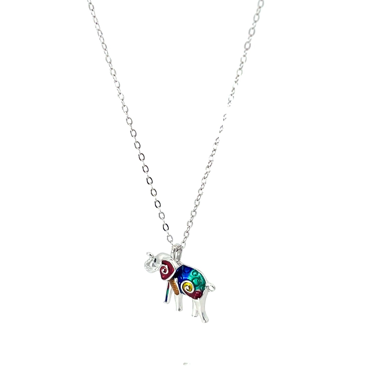 SILVER ELEPHANT SPIRIT CHAIN