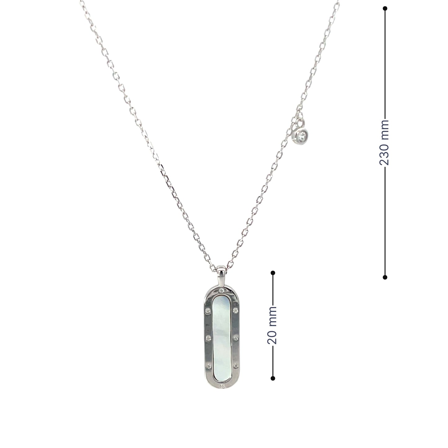 SILVER MODERN LOOP CHAIN