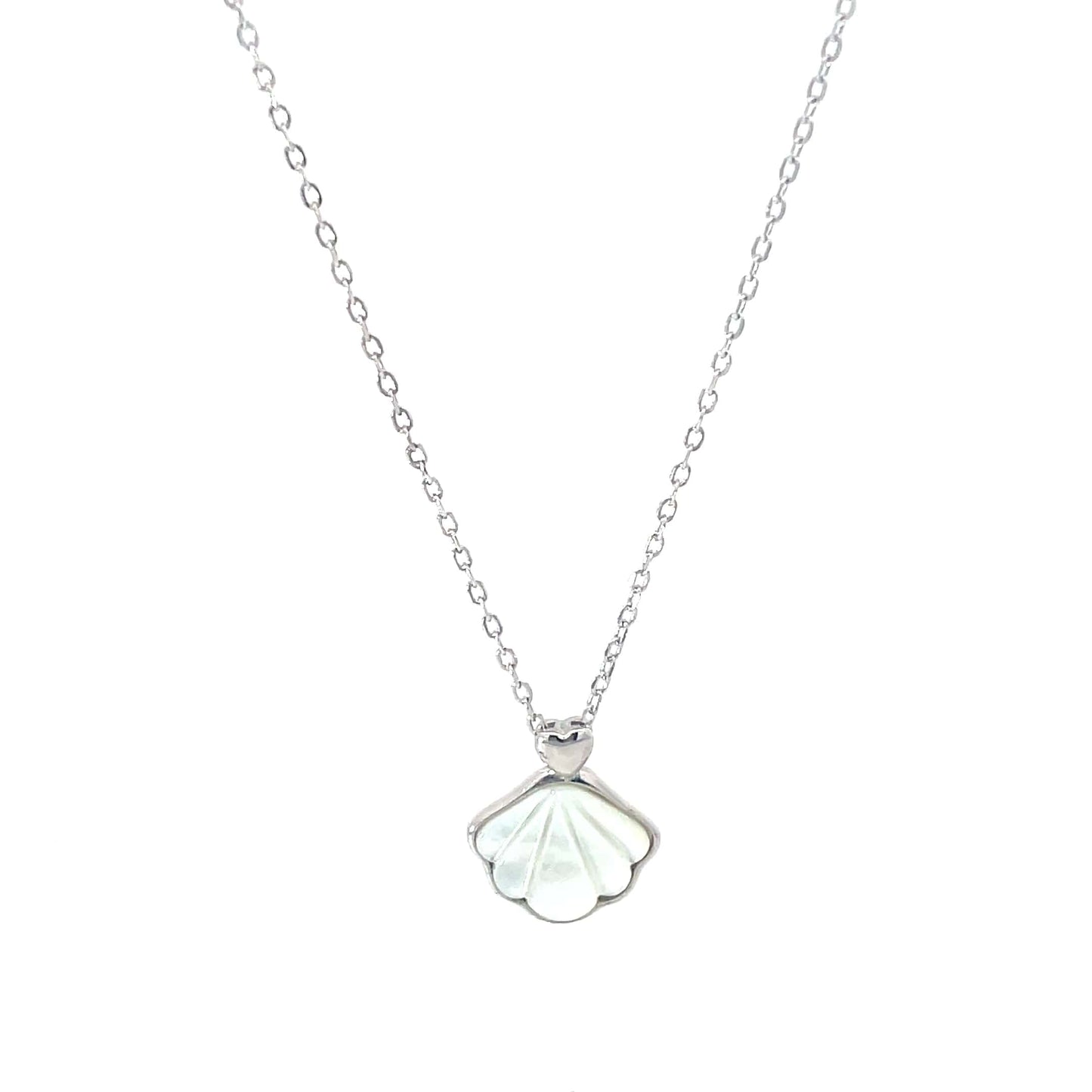 SILVER OYSTER PEARL PENDANT