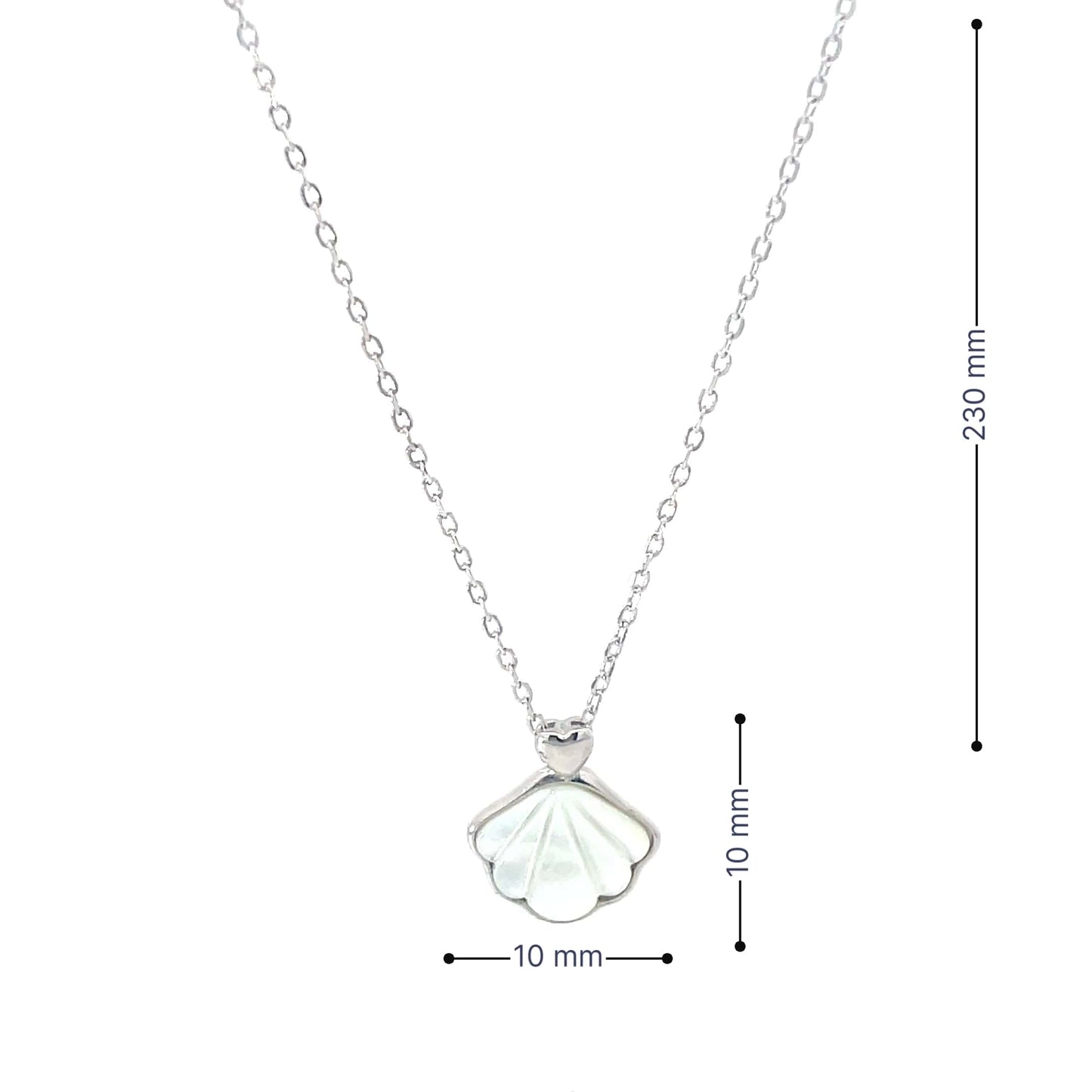 SILVER OYSTER PEARL PENDANT