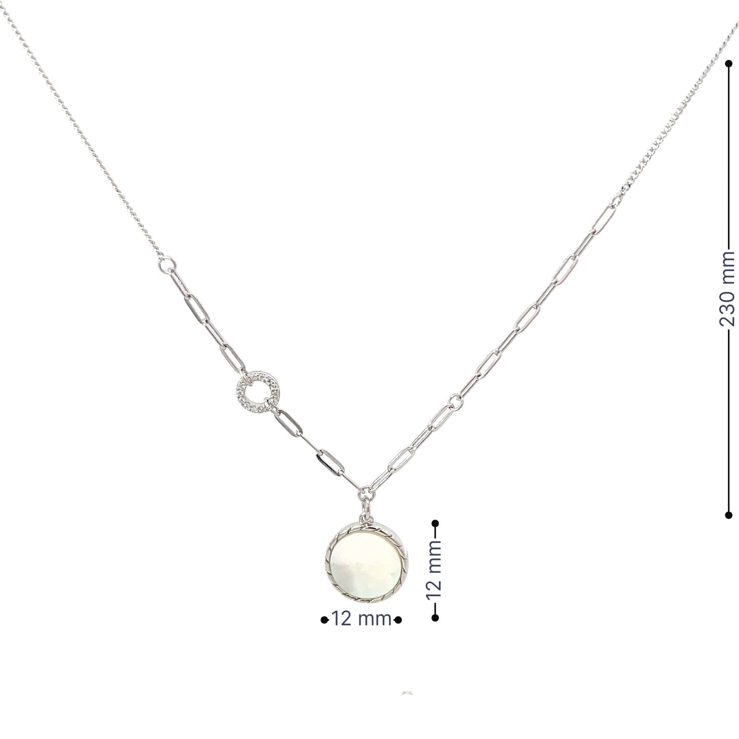 SILVER FULL MOON CHAIN