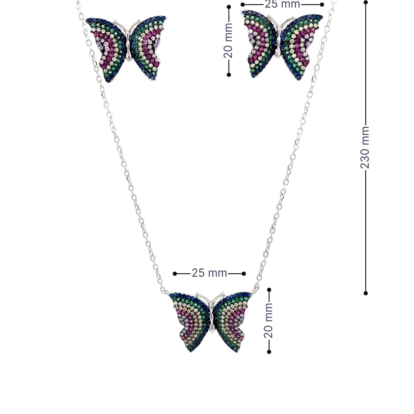 PRISM WINGS JEWEL SET