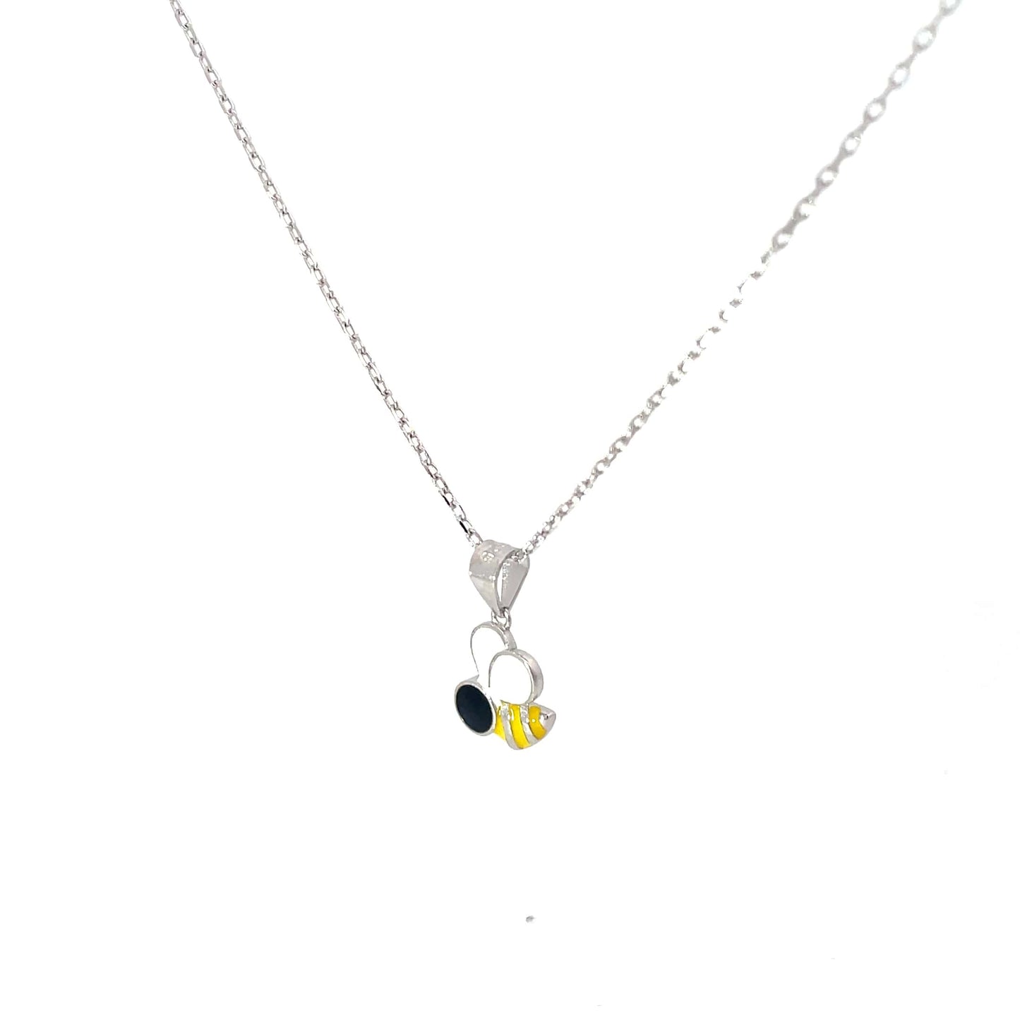 BUZZY BEE CHAIN SILVER