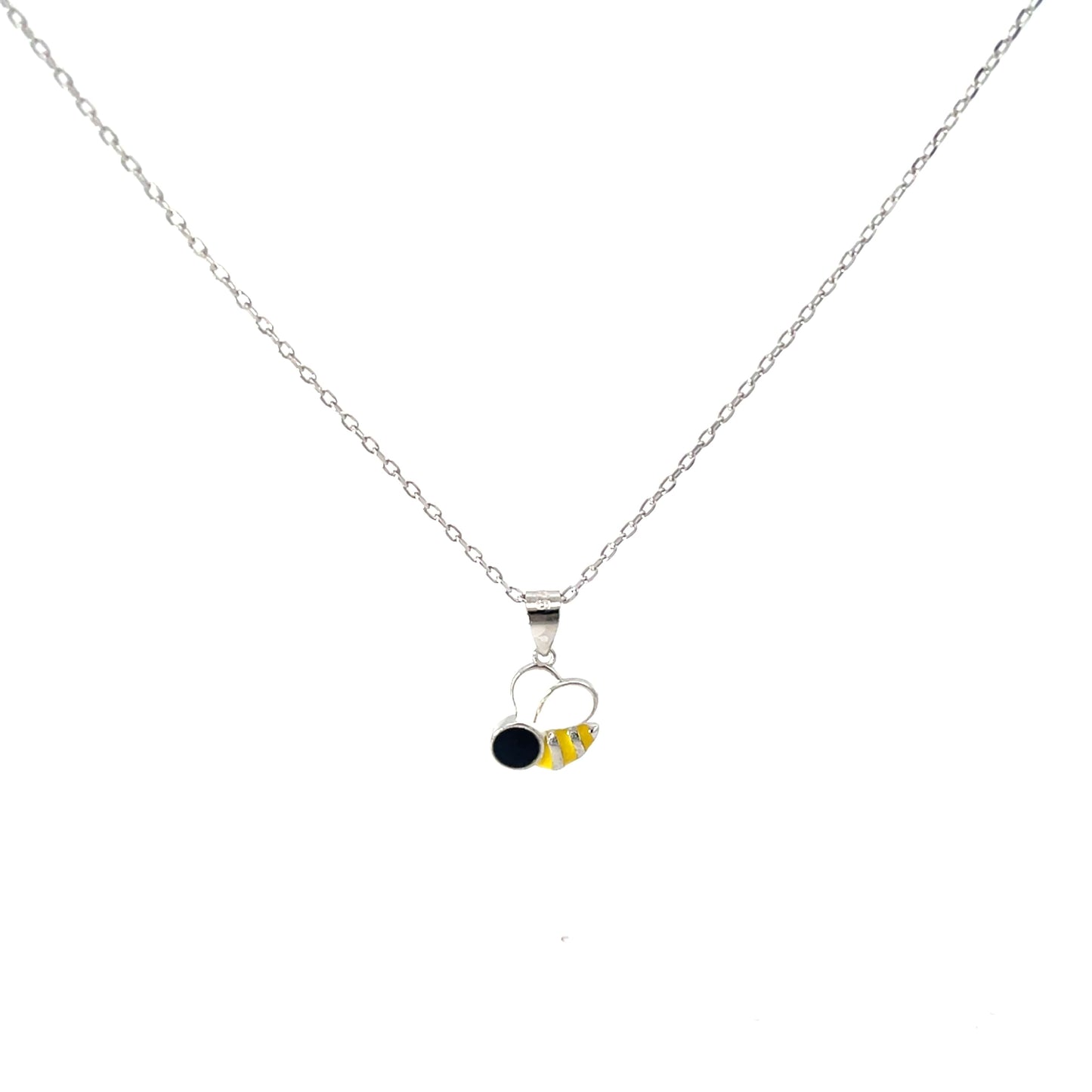 BUZZY BEE CHAIN SILVER