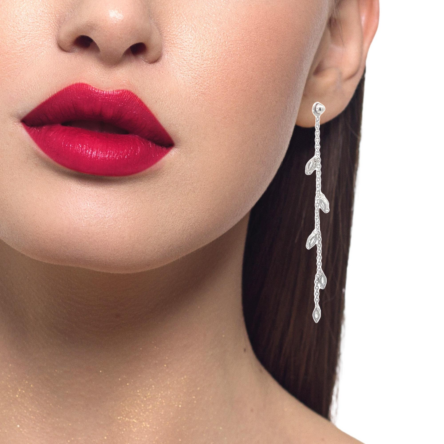 SILVER EARRING-XOE1184