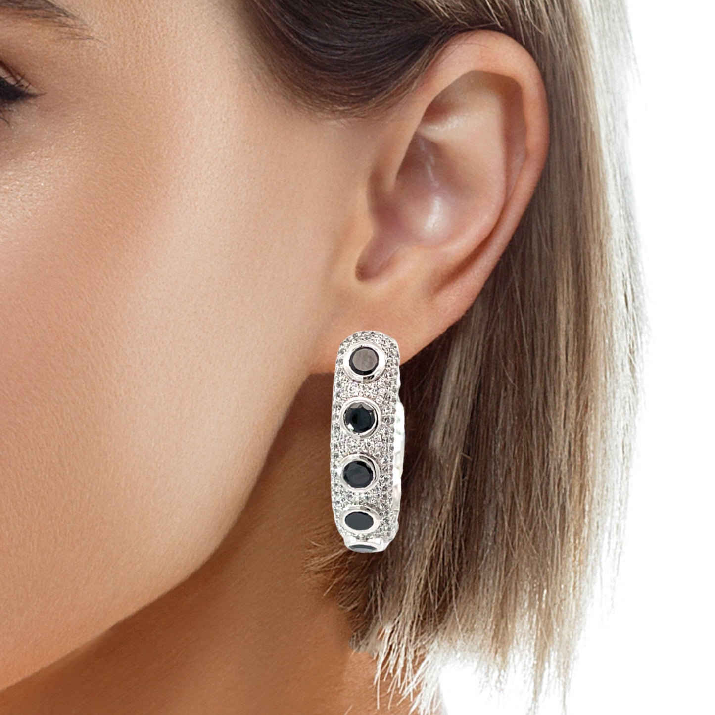 SILVER EARRING-XOE1191