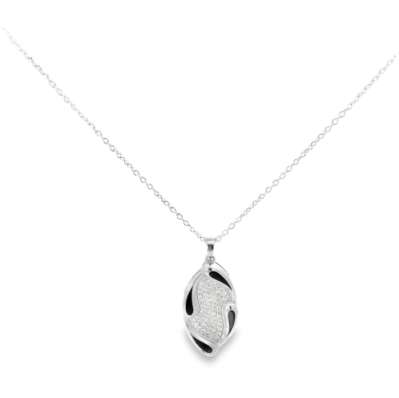LUXE WAVE SILVER PENDANT