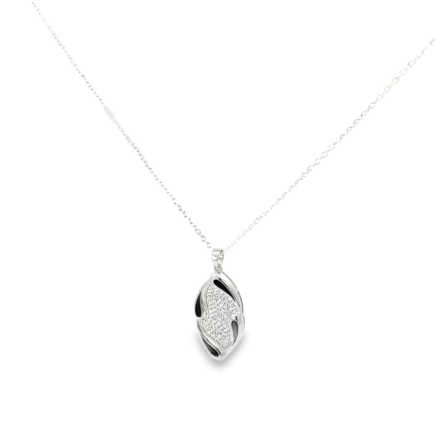 LUXE WAVE SILVER PENDANT