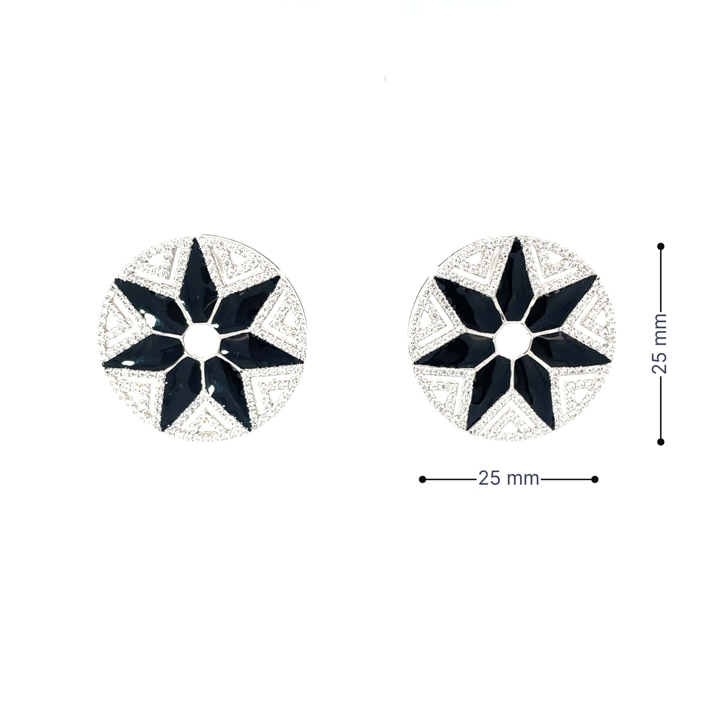 CELESTIAL NOIR SILVER PENDANT SET