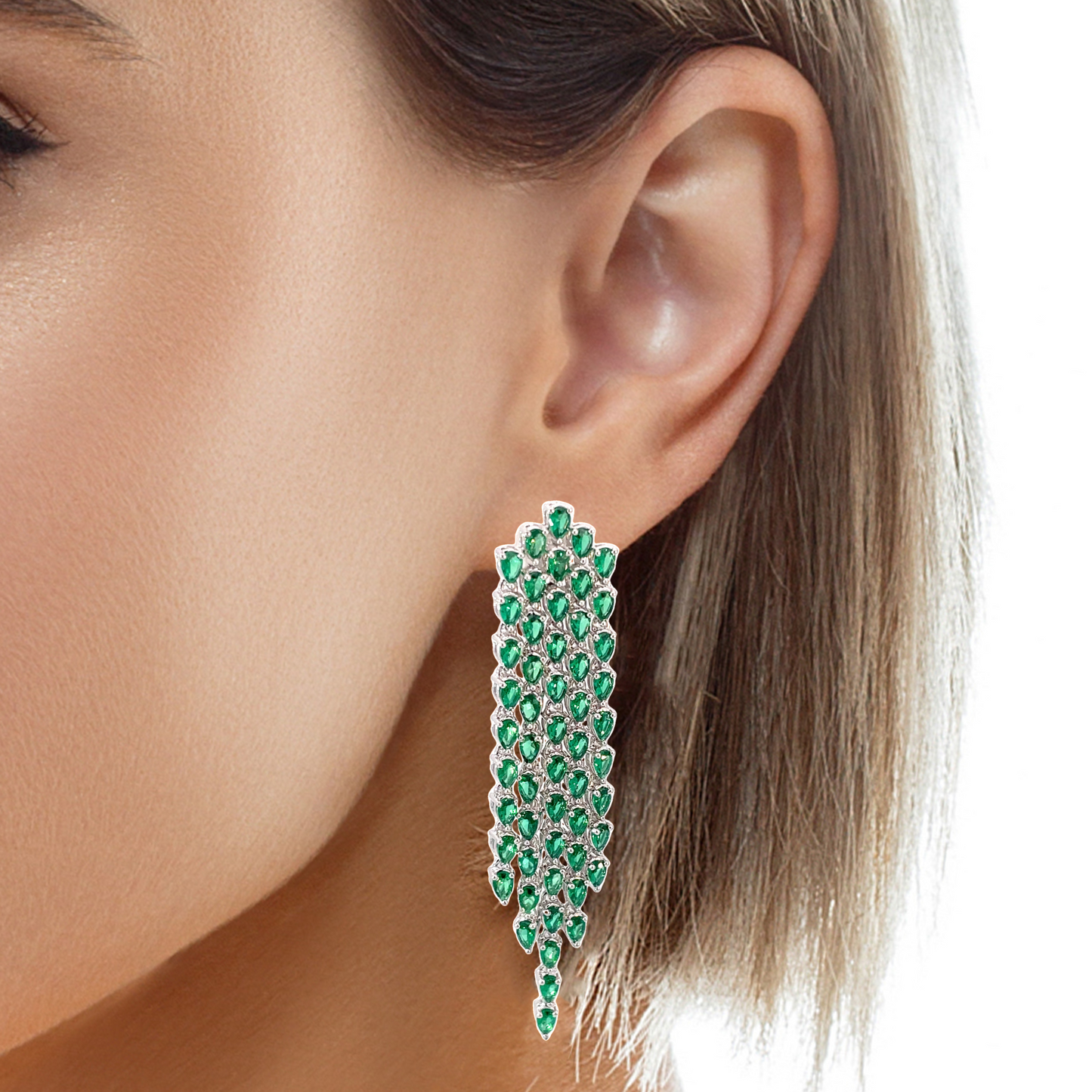 ROYAL DROPLETS SILVER DANGLERS