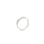 DUAL ELEGANCE DIAMOND SILVER BAND