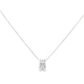 ELEGANT CIRCLE CHARM SILVER PENDANT CHAIN