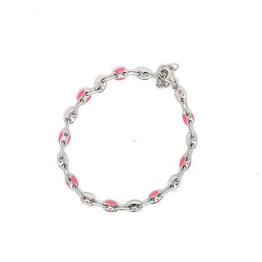 SCARLET LINK SILVER BRACELET