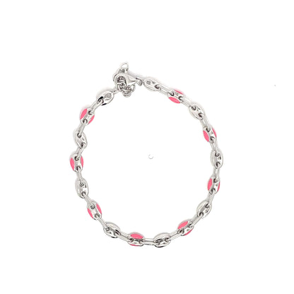 SCARLET LINK SILVER BRACELET