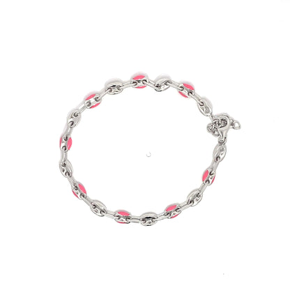 SCARLET LINK SILVER BRACELET