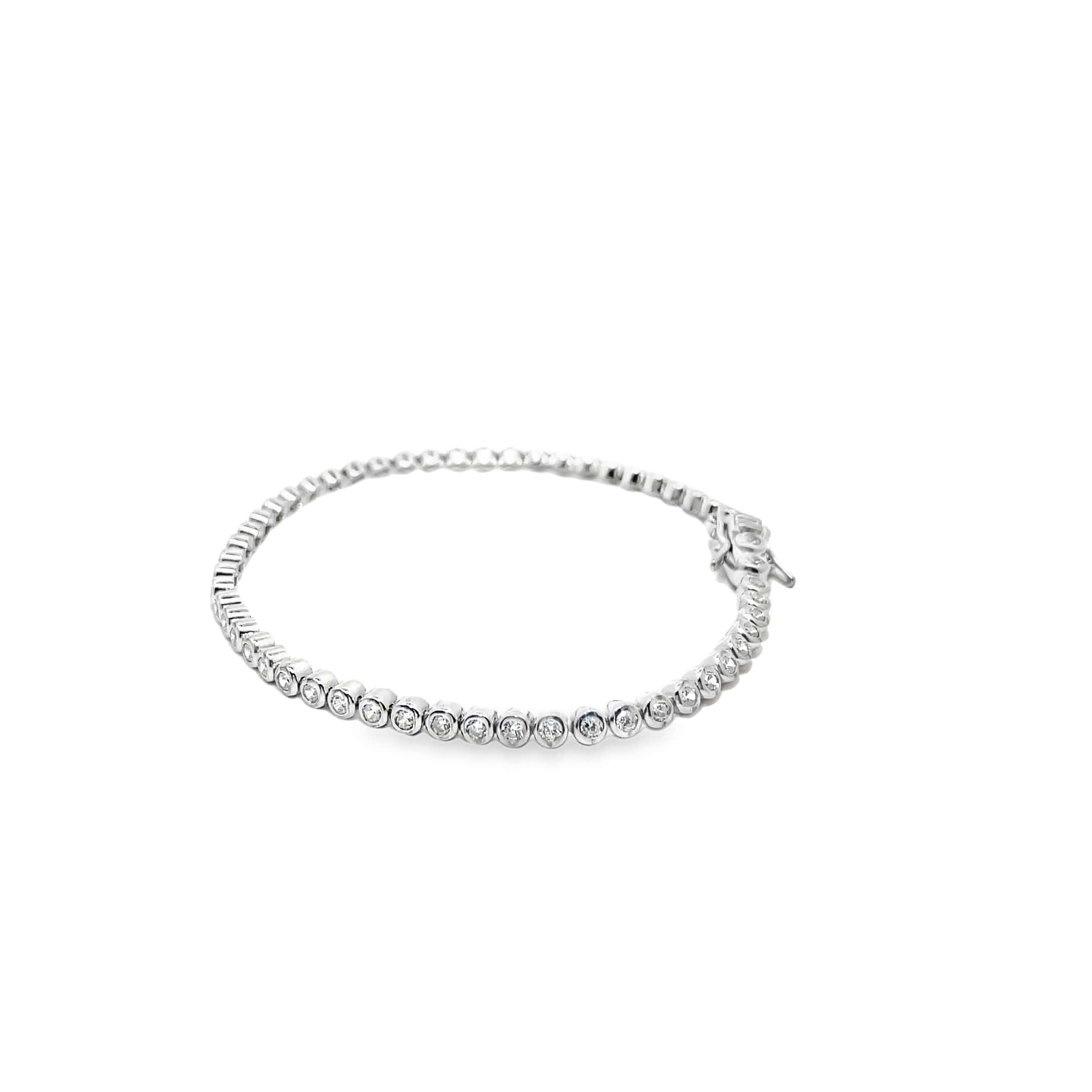 CLASSIC TENNIS SILVER BRACELET