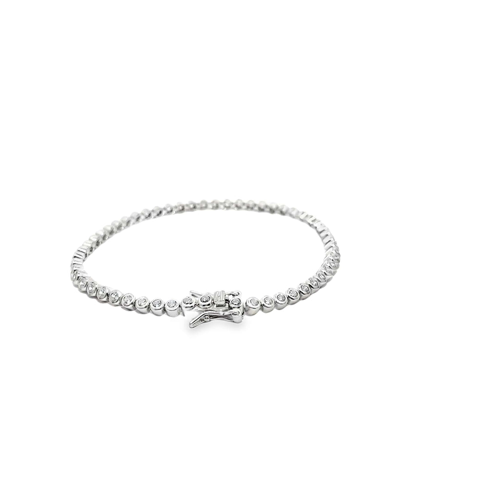 CLASSIC TENNIS SILVER BRACELET
