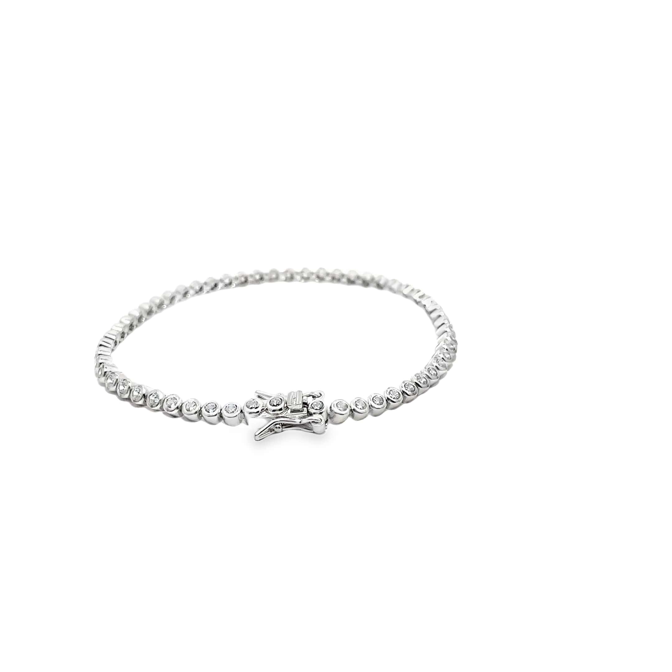 CLASSIC TENNIS SILVER BRACELET