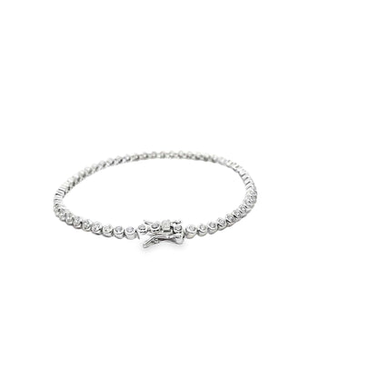 CLASSIC TENNIS SILVER BRACELET