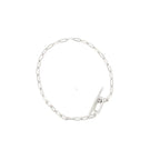 PAPERCLIP SILVER BRACELET