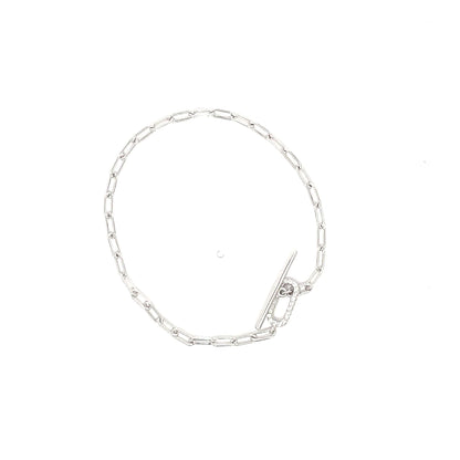 PAPERCLIP SILVER BRACELET