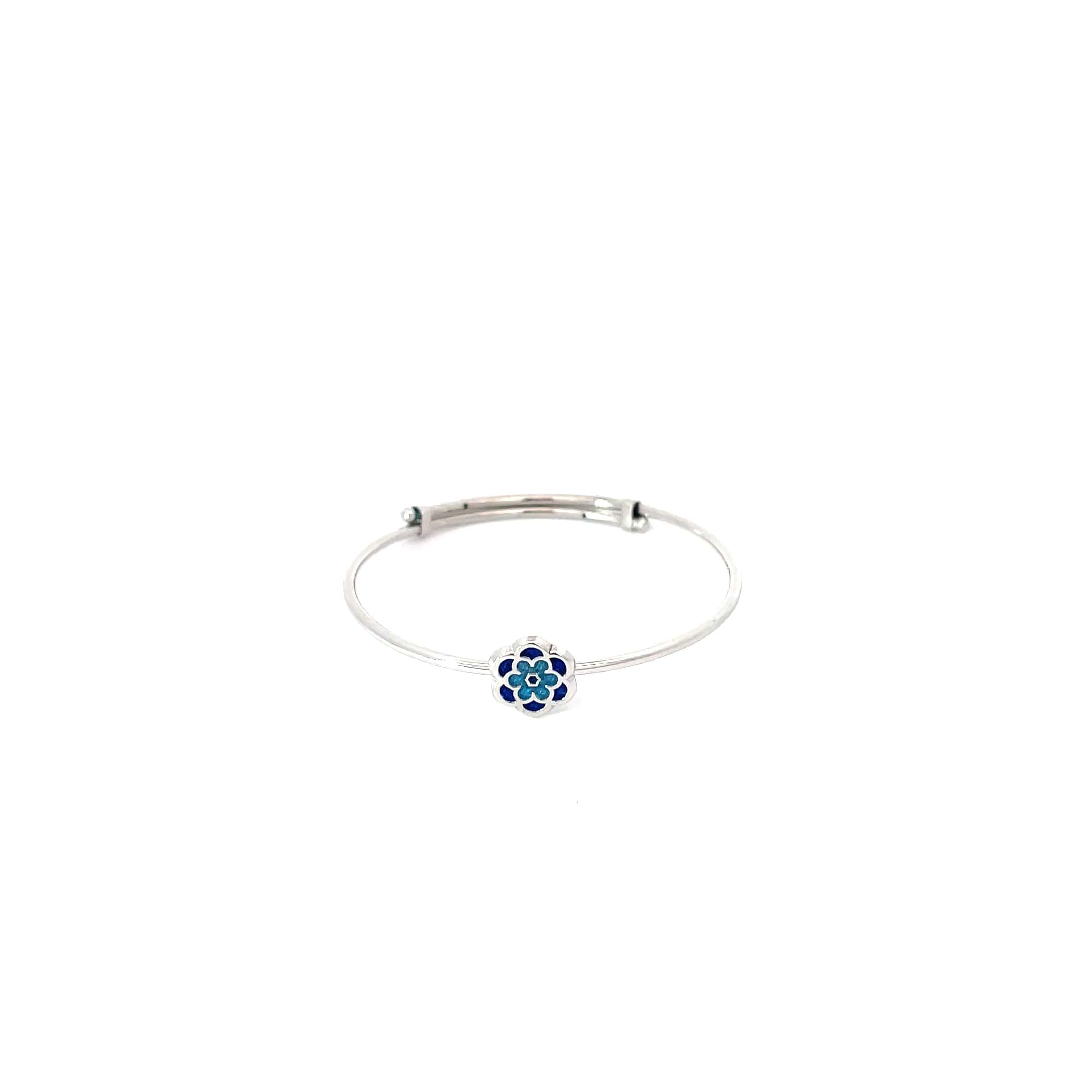 BLUE BLOOM SILVER KIDS KADA