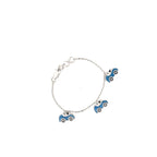 TINY RACERS CHARM SILVER KIDS BRACELET