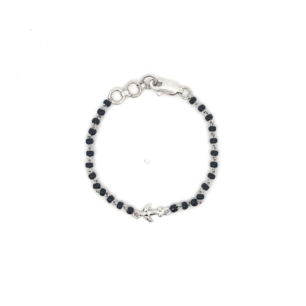 BABY PROTECTION BEADED BRACELET SILVER