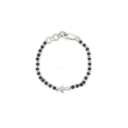 BABY PROTECTION BEADED BRACELET SILVER
