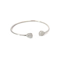 SILVER RAINDROP CUFF BRACELET