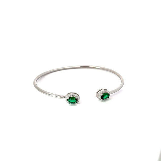 SILVER FOREST GLOW CUFF