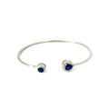 SILVER IMPERIAL BLUE CUFF