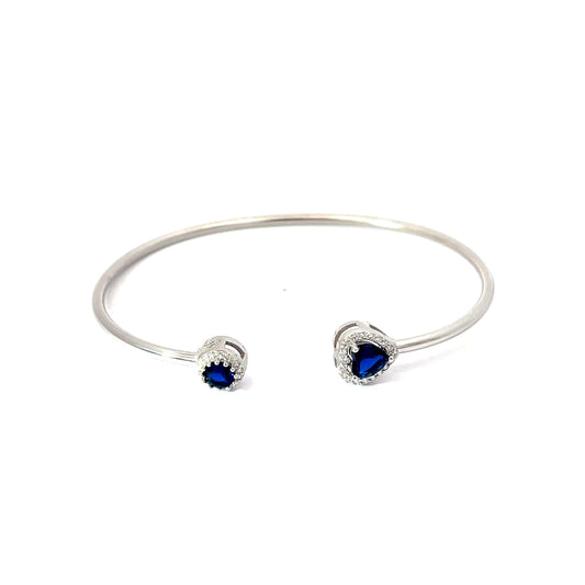 SILVER IMPERIAL BLUE CUFF