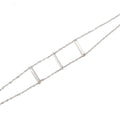 SILVER LINEAR BRACELET